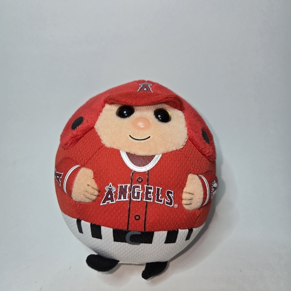 LA ANGELS Plush Toys Lot of 4: Mike Trout, Rally Monkey, Pujos Bear, Round Baby - Picture 6 of 10